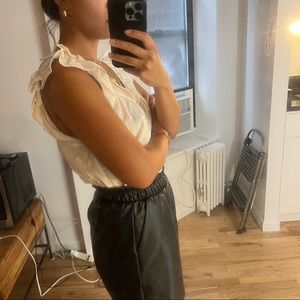 Ulla Johnson White Cotton Blouse